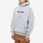 Pass~Port Men's Featherweight Embroidery Hoody in Ash