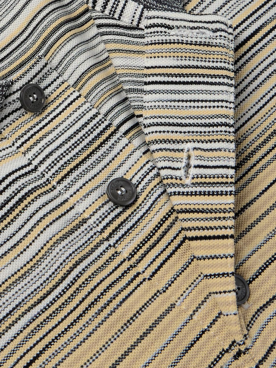 Missoni - Space-Dyed Cotton-Piqué Polo Shirt - Gray