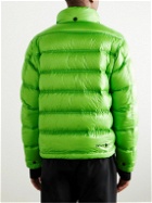 Moncler Grenoble - Raffort Quilted Glossed-Shell Down Jacket - Green