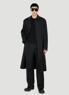 Alexander McQueen - Eyelet Trench Coat in Black