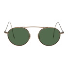 Mr. Leight Gold Antique Rei Sunglasses