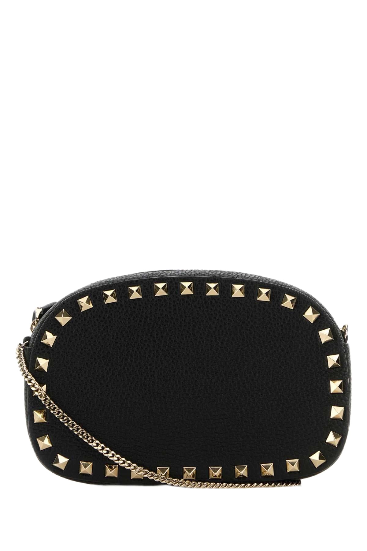 Valentino Garavani Black Fabric Crossbody Bag