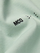 MCQ - Logo-Appliquéd Printed Cotton-Jersey T-Shirt - Green