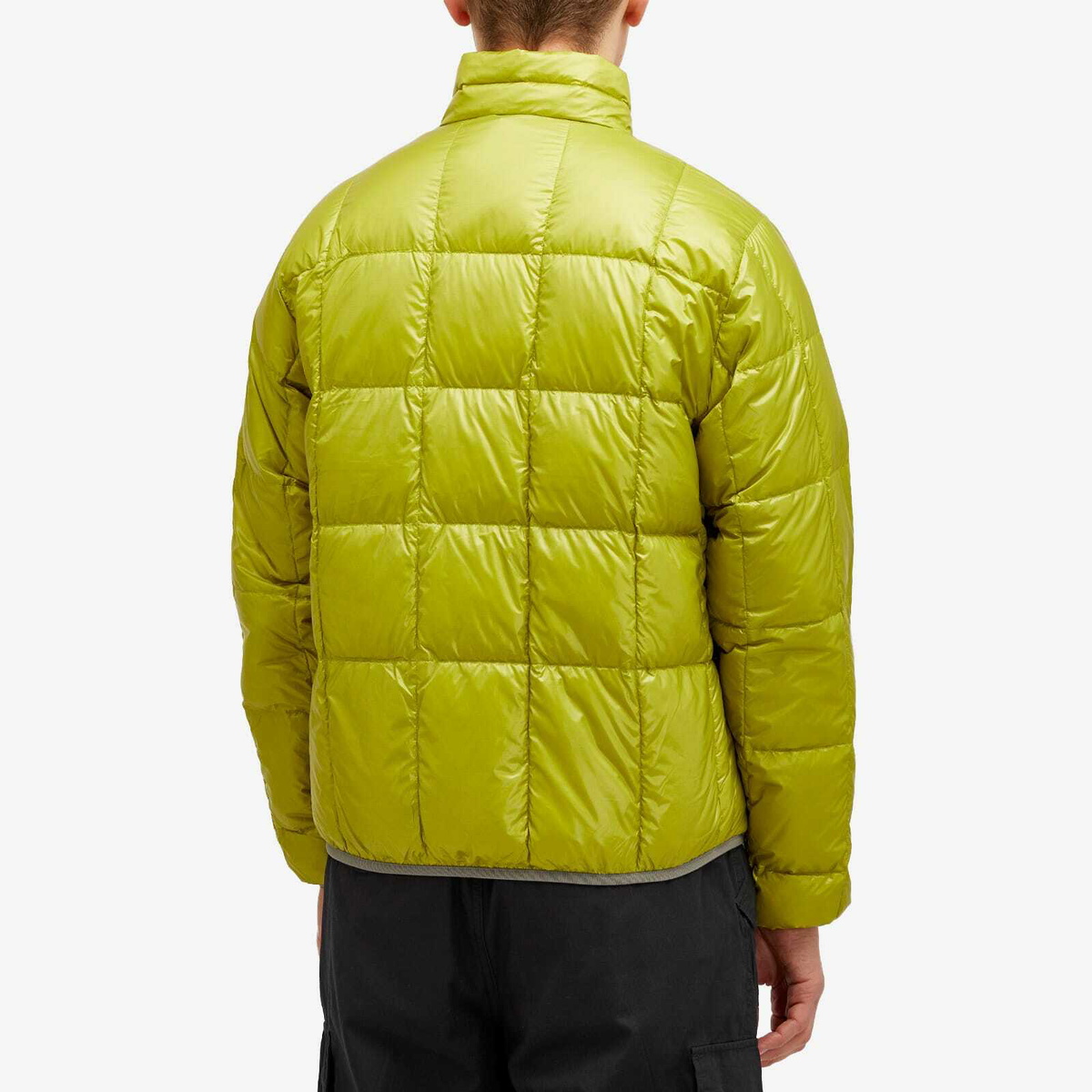 thisisneverthat Men's PERTEX T Down Jacket in Olive Yellow