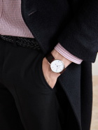 NOMOS Glashütte - Ludwig Hand-Wound 38mm Stainless Steel and Leather Watch, Ref. 237