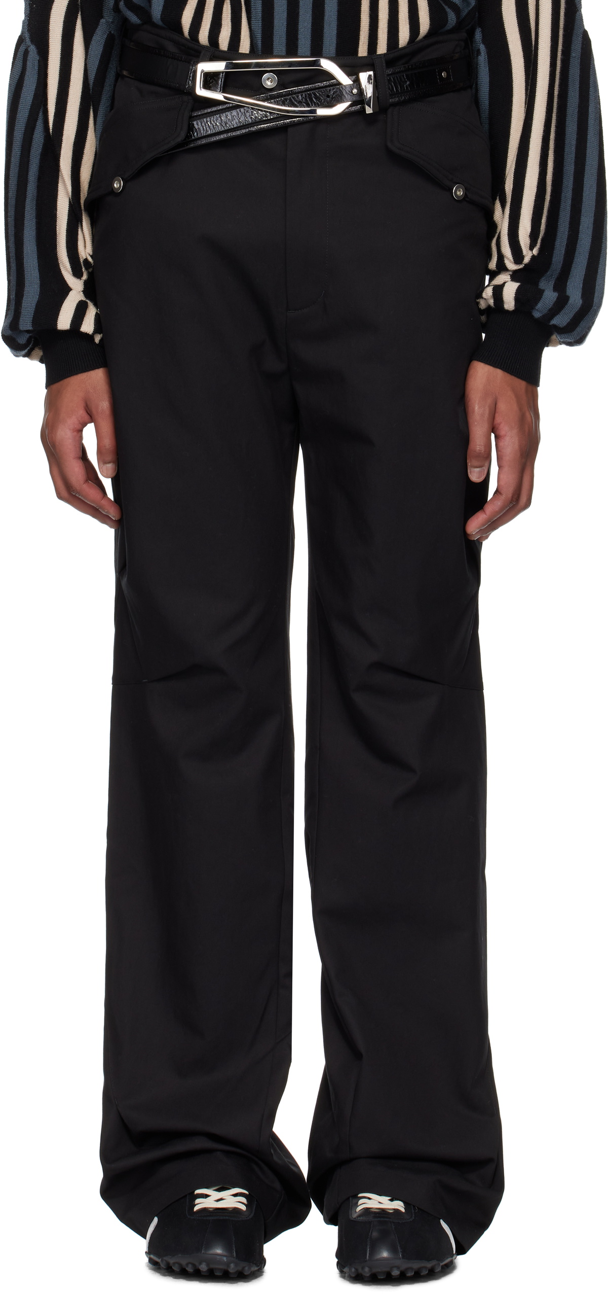 Kiko Kostadinov Black Alec K-Dart Trousers Kiko Kostadinov