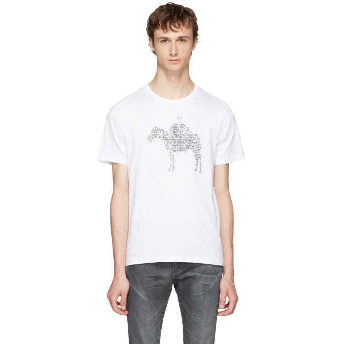 Photo: Maison Margiela White Pony Kid T-Shirt