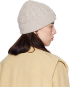 Isabel Marant Beige Tolie Beanie