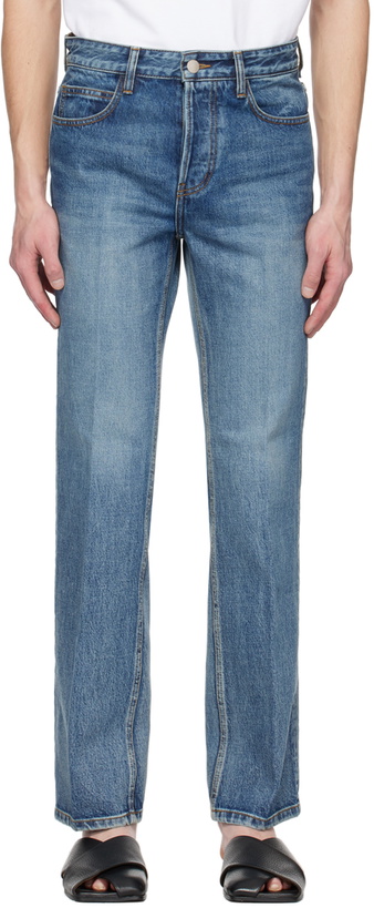 Photo: Solid Homme Blue Straight Jeans