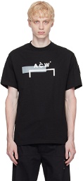 A-COLD-WALL* Black Strata Bracket T-Shirt