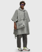 Patta Patta Digi Camo Poncho And Shoulder Bag Set Grey Windbreaker