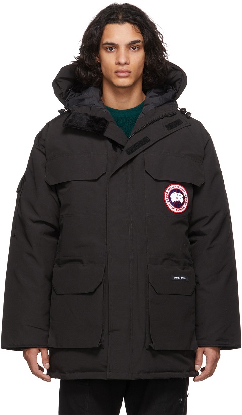Photo: Canada Goose Black Down Fur-Free Expedition Parka