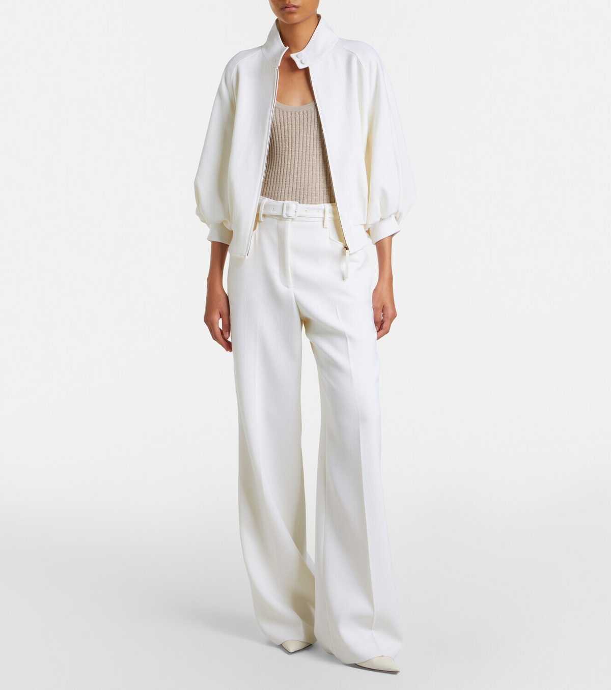 Gabriela Hearst Norman virgin wool wide-leg pants
