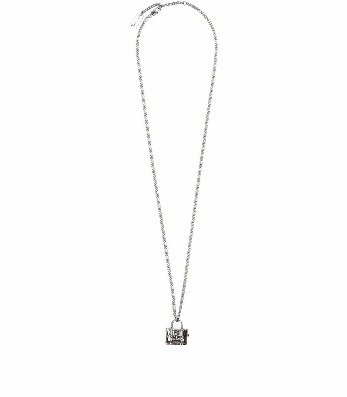 即納MARK JACOBS THE NAM PLATE MJ PENDANT MO015250 Marc Jacobs Silver New York Magazine Edition The Nameplate
