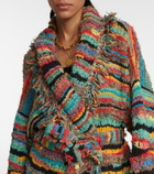 Alanui Over the Rainbow Icon striped cardigan