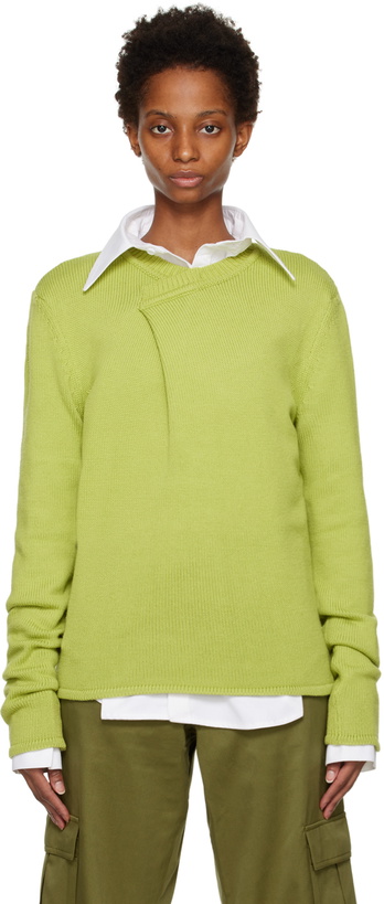 Photo: Bianca Saunders Green Tun Over Sweater