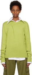 Bianca Saunders Green Tun Over Sweater
