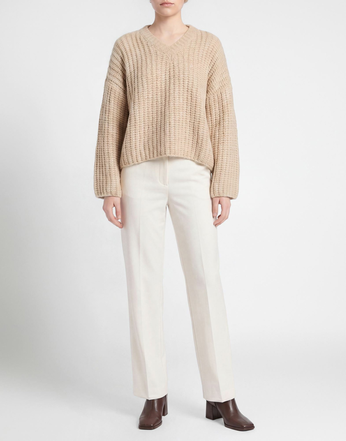 Peserico Womens Sweater in Beige