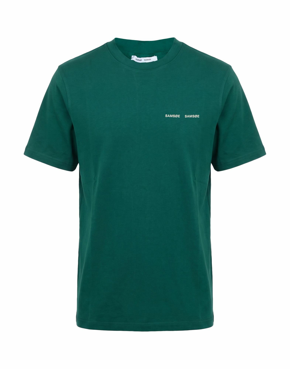 Samsøe Φ Samsøe Mens T-shirt in Dark green