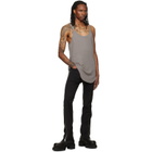 Rick Owens Gray Tower Pony Tank Top