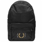 Fred Perry Authentic Men's Laurel Wreath Backpack in Black