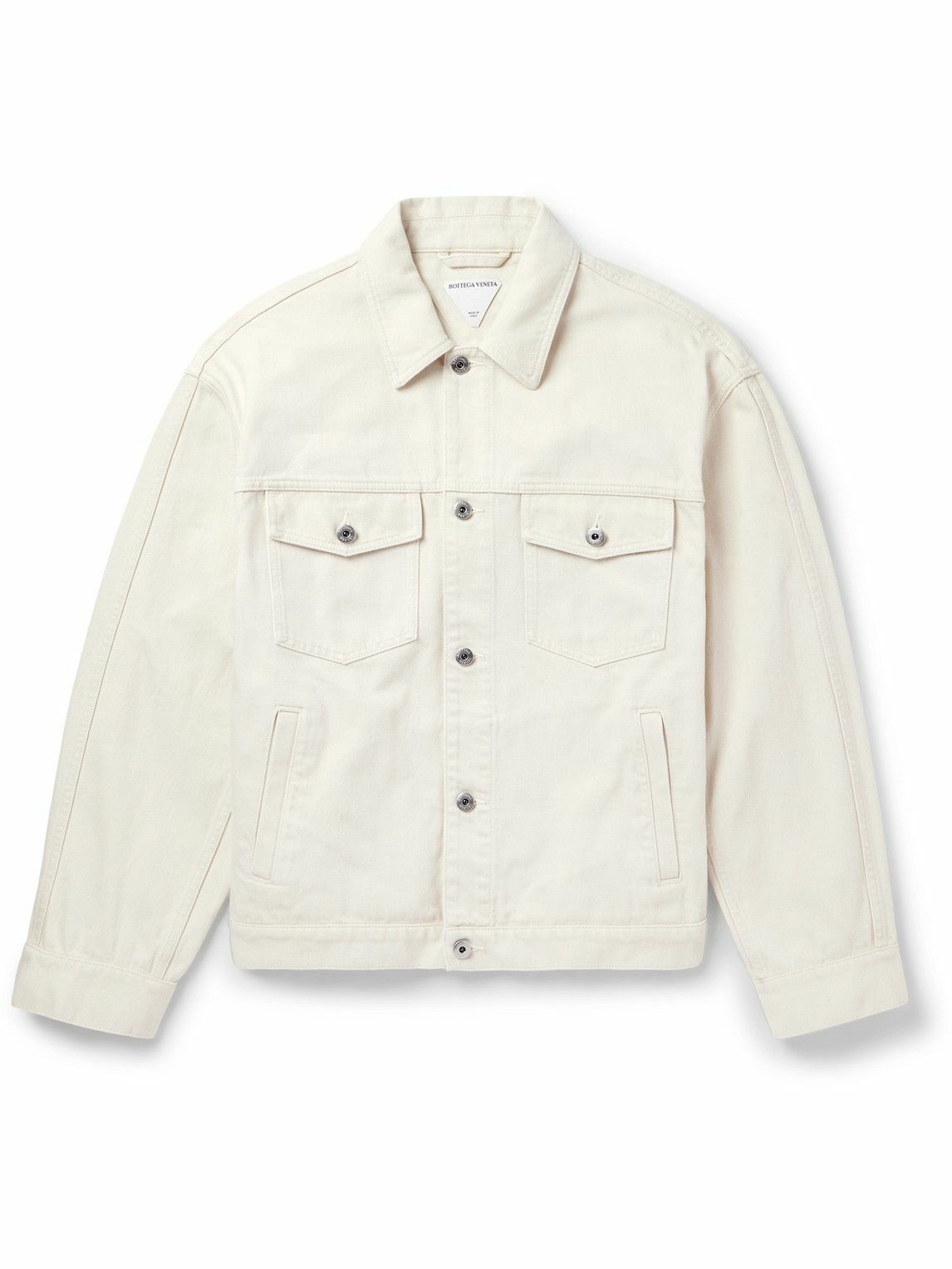ジャケット BOTTEGA VENETA BEIGE COTTON DENIM JACKET Bottega Veneta - Stone-Washed Denim Jacket - Neutrals