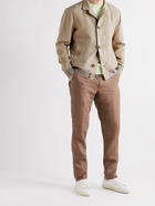 LORO PIANA - Camp-Collar Linen Bomber Jacket - Neutrals - S