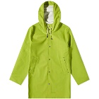 Stutterheim Men's Stockholm Raincoat in Lima Bean Green