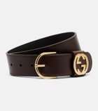 Gucci Interlocking G leather belt