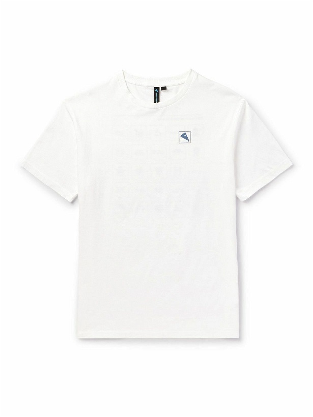 Photo: Klättermusen - Logo-Print Cotton-Jersey T-Shirt - White
