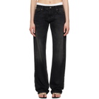 Raimundo Langlois Black Slim Straight Jeans