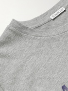 Moncler - Logo-Print Cotton-Jersey T-shirt - Gray