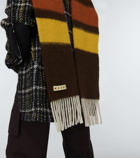 Marni - Striped alpaca wool and wool-blend scarf