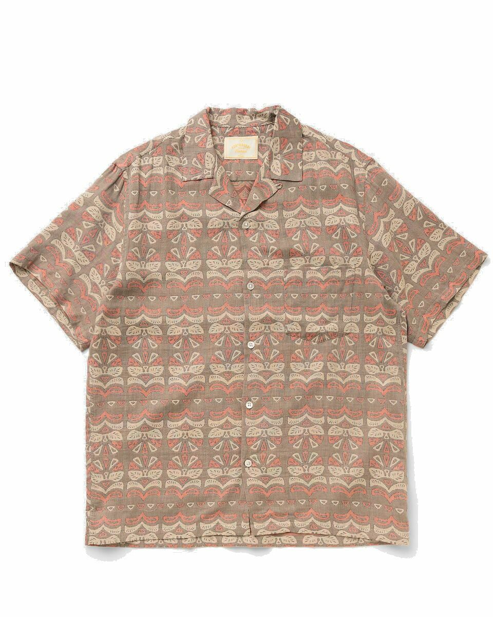 Photo: Portuguese Flannel Resort Shirt Brown - Mens - Shortsleeves