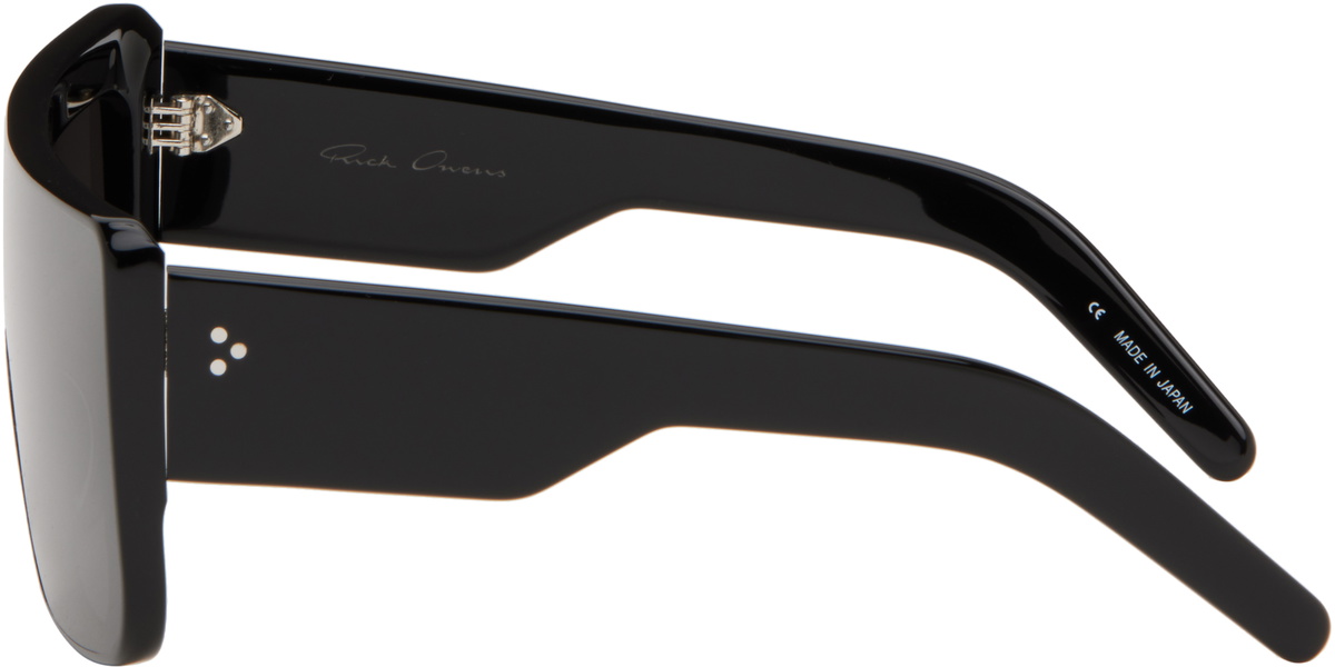Rick Owens Black Temple Documenta Sunglasses