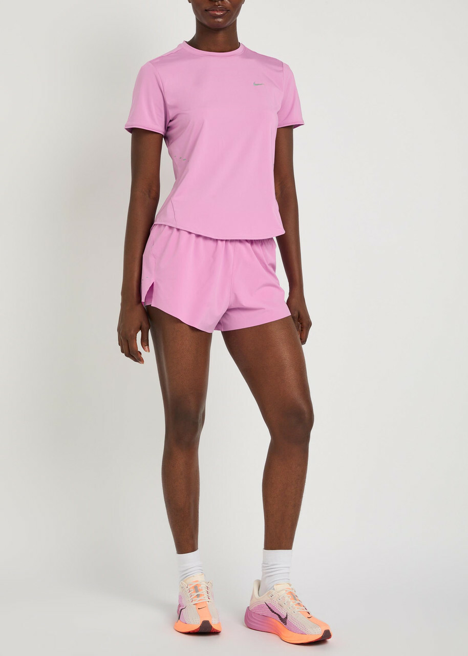 Nike Swift Dri-fit Stretch-jersey Running top Pink
