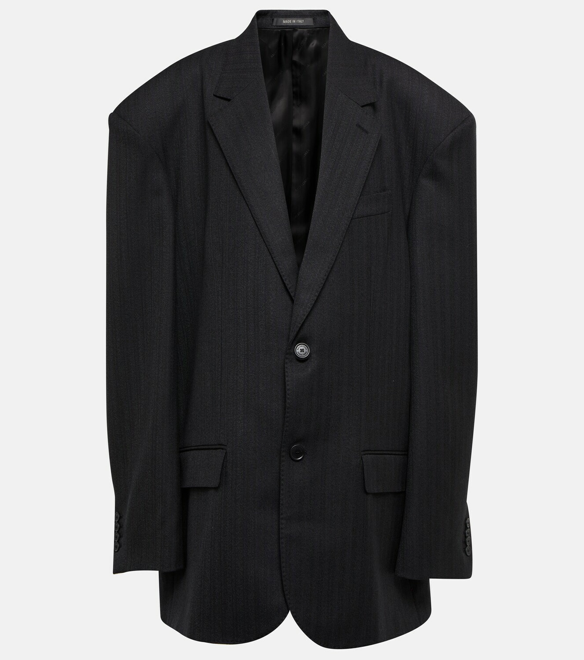 Balenciaga - Oversized wool twill blazer Balenciaga