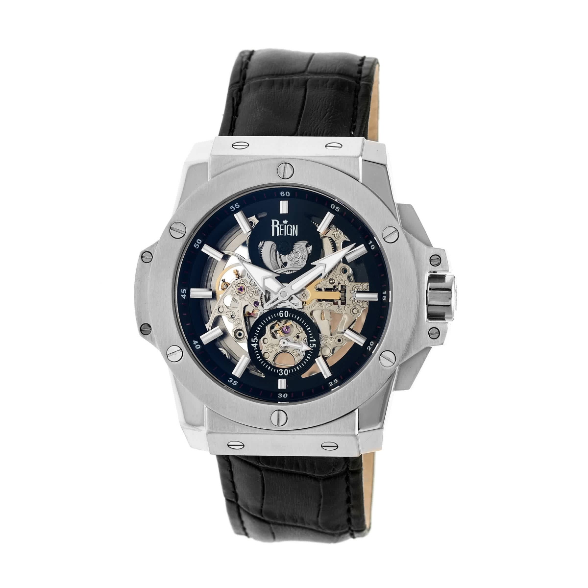 Reign Commodus Automatic Black Dial Mens Watch REIRN4002