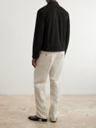 Zegna - Suede Blouson Jacket - Brown