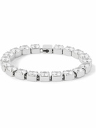 Jil Sander - Silver-Tone Crystal Bracelet - Silver