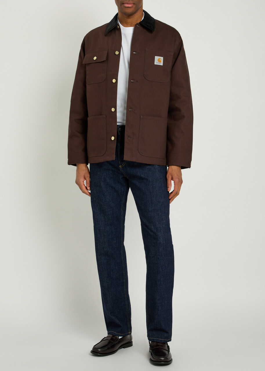 Carhartt Wip Michigan Canvas Jacket Burgundy