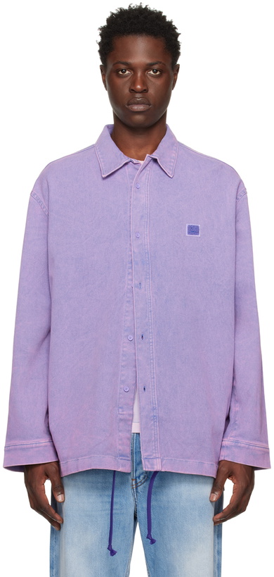 Photo: Acne Studios Purple Patch Shirt