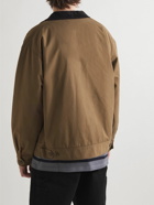 GENERAL ADMISSION - Corduroy-Trimmed Cotton-Blend Chore Jacket - Brown