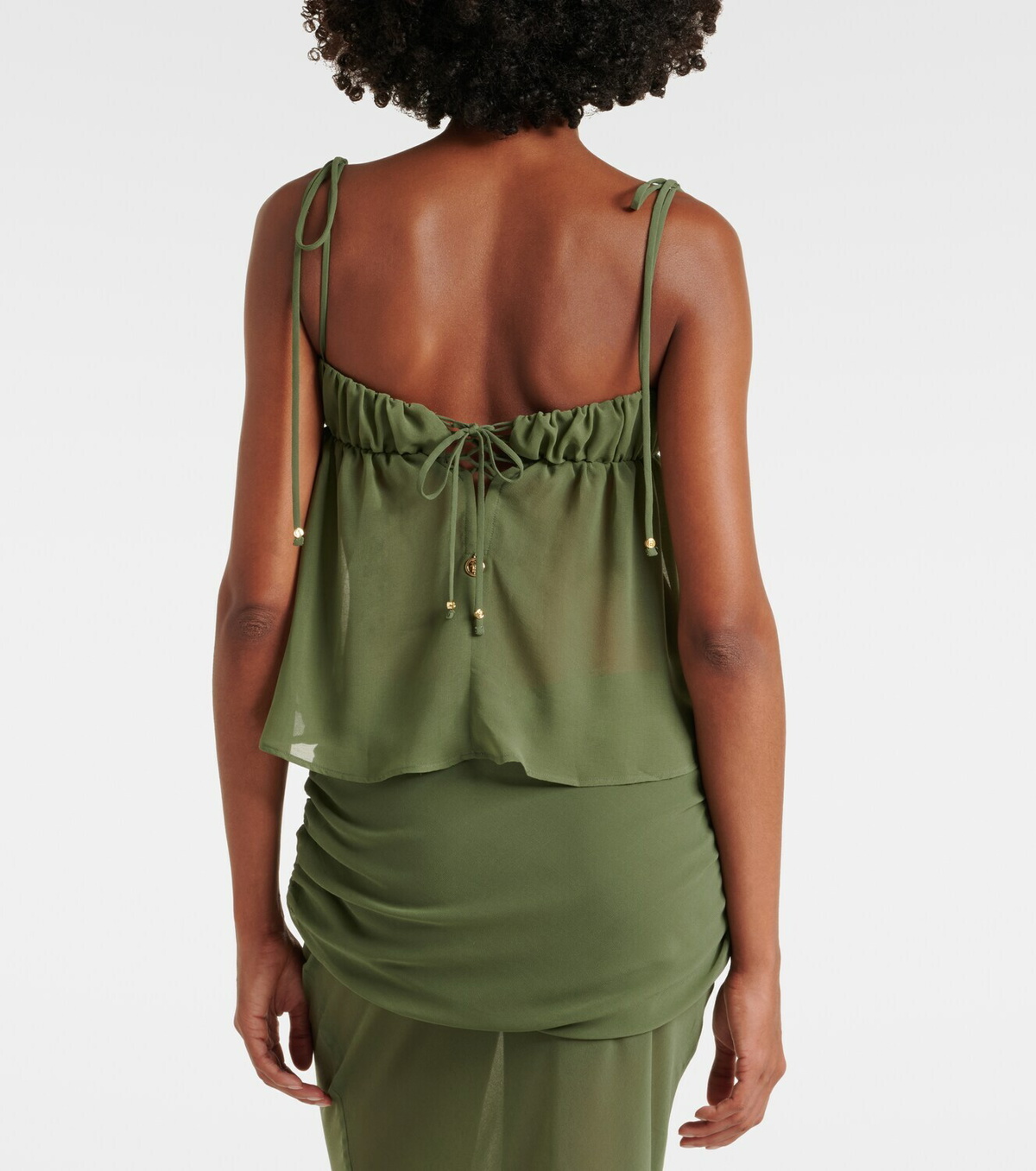 Bananhot Adelina asymmetric ruched top