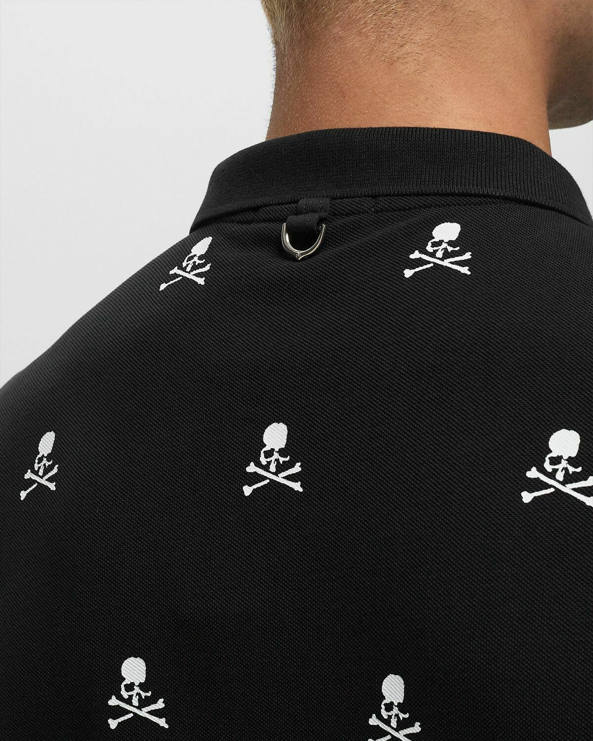 Fred Perry X Mastermind Skull Polo Shirt Black Polos Fred Perry