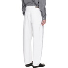 LEMAIRE White Twisted Workwear Jeans