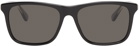 Gucci Black Rectangular Sunglasses