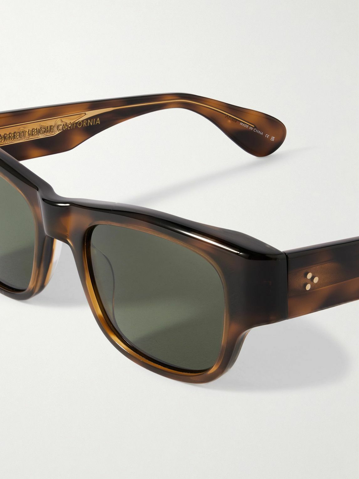 Garrett Leight California Optical - Shasta D-Frame Tortoiseshell Acetate Polarised Sunglasses