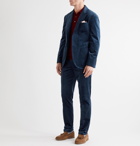 Brunello Cucinelli - Slim-Fit Unstructured Cotton-Corduroy Suit Jacket - Blue