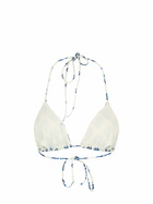 MC2 Saint Barth Woman Jaipur Flower Triangle Top Swimsuit Leah